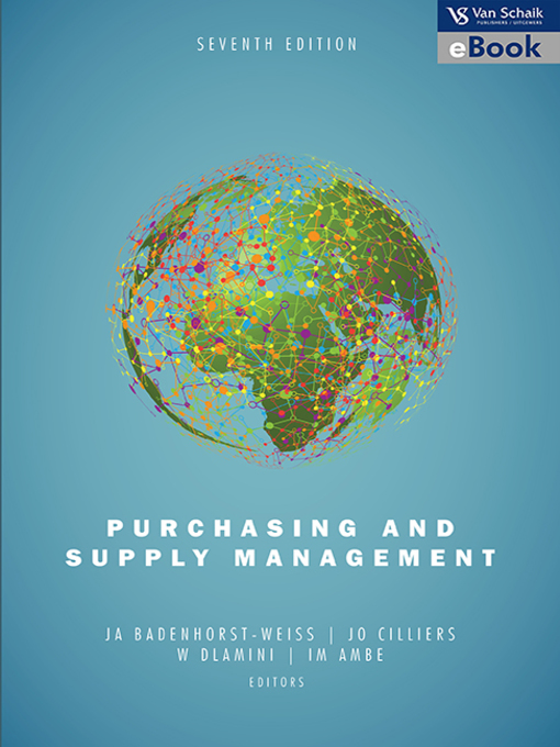 Cover image for Purchasing and Supply Management